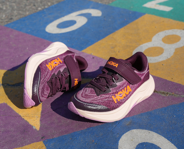 Hoka K RINCON 4 KIDS Black Cherry / Classic Mauve