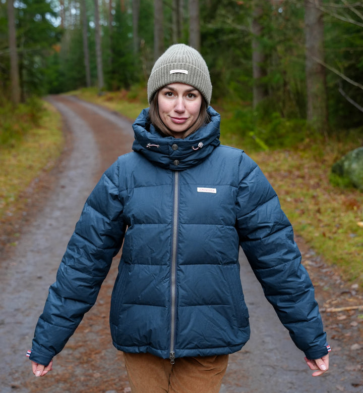 Amundsen Sports Winter Down Jacket Womens Faded Navy