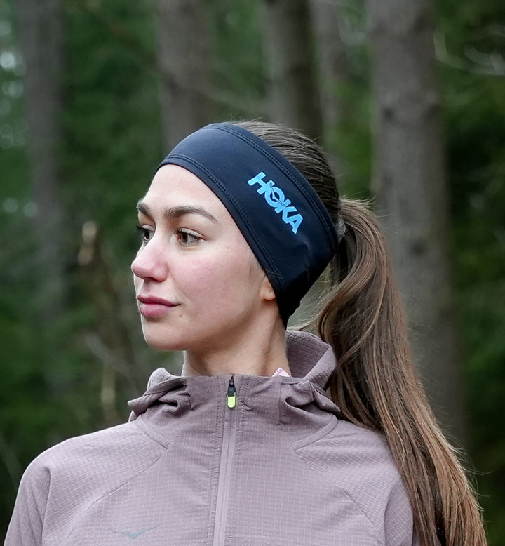 Hoka U RUN FLEECE HEADBAND Black