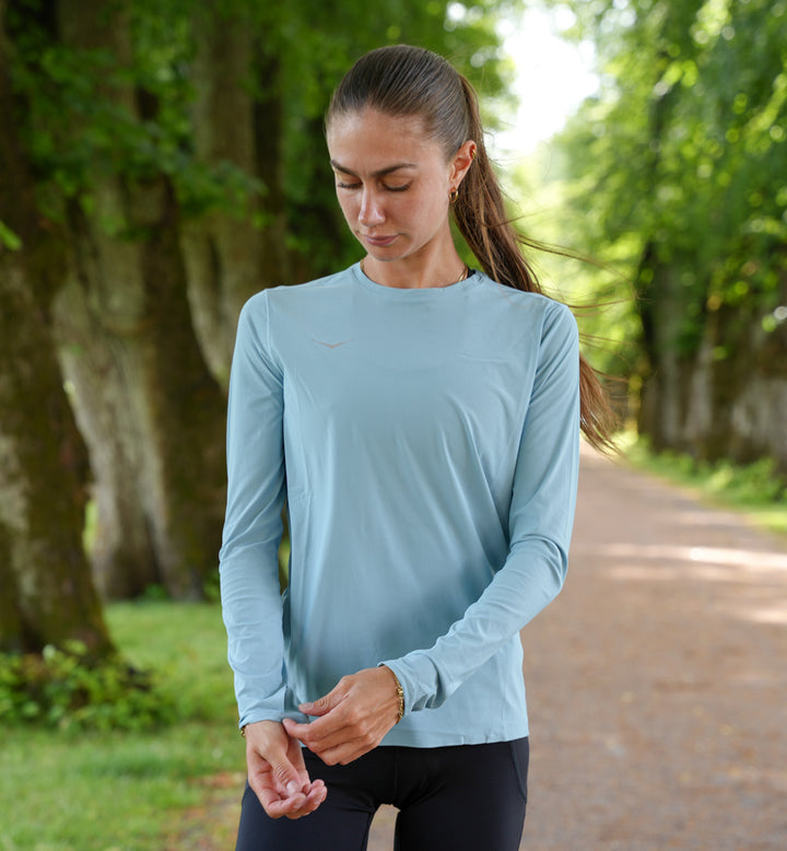 Hoka W AIROLITE LONG SLEEVE 2.0 Raindrop