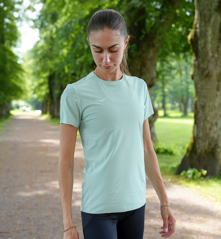 Hoka W AIROLITE SHORT SLEEVE 2.0 Jadeite