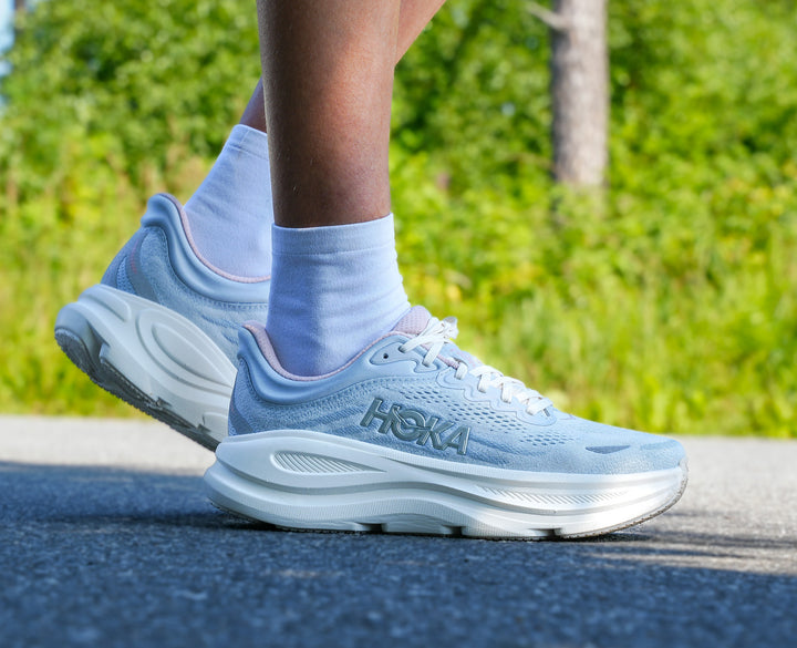 Hoka W BONDI 9 GLM WIDE Alabaster / Mineral Blue
