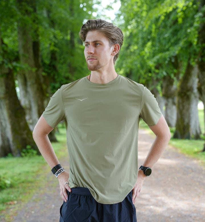Hoka M AIROLITE SHORT SLEEVE 2.0 Wild Mushroom