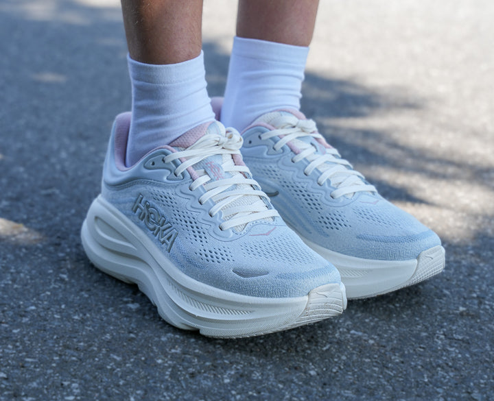 Hoka W BONDI 9 GLM WIDE Alabaster / Mineral Blue