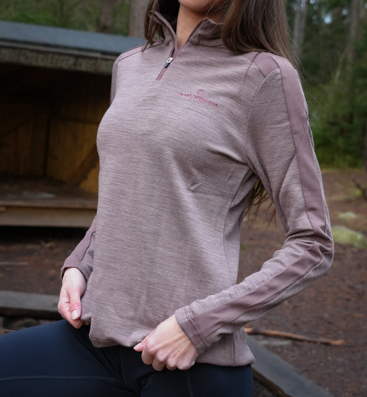 Amundsen Sports 5Mila Half Zip Womens Faded Heather