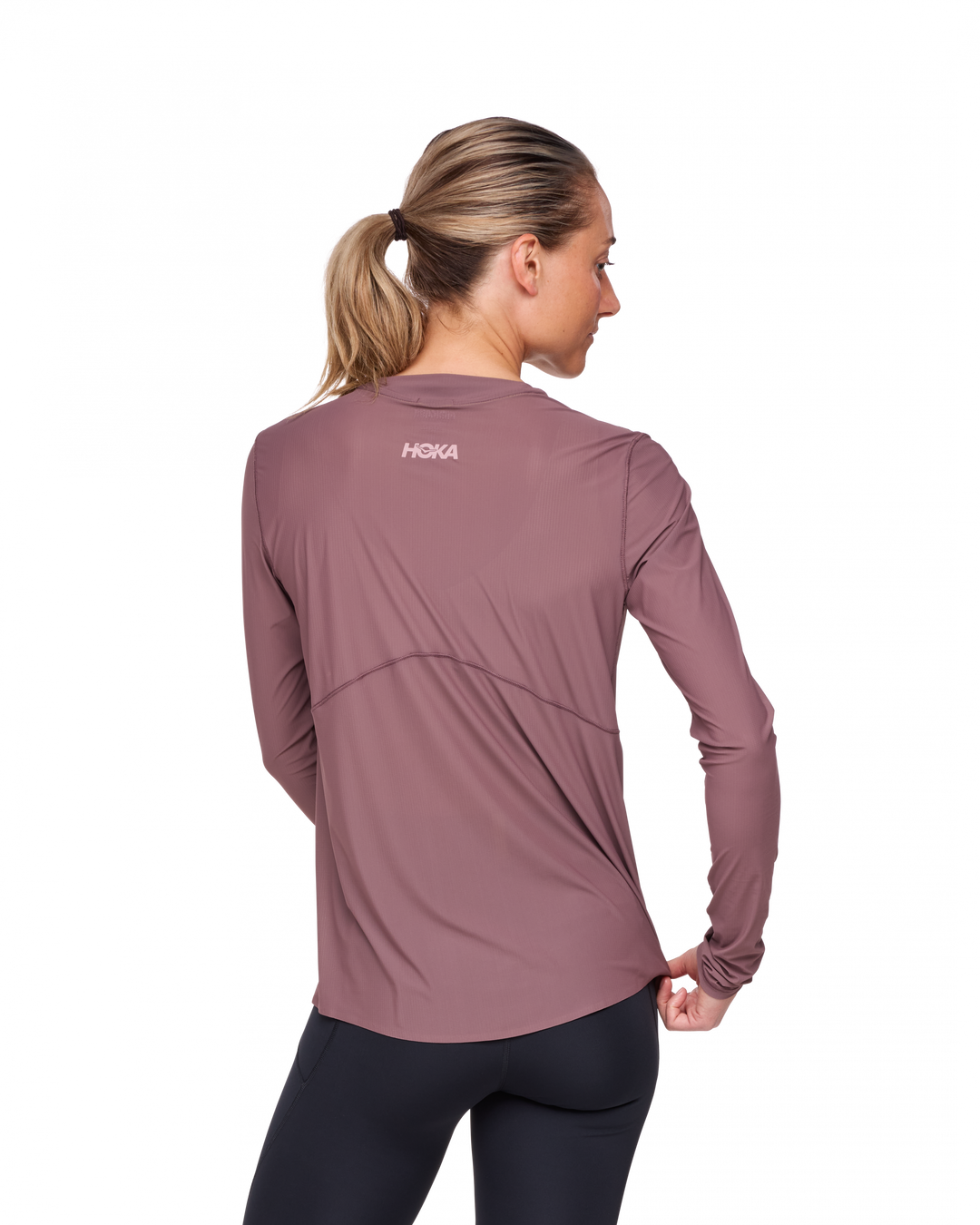 Hoka W AIROLITE RUN LONG SLEEVE Smokey Quartz