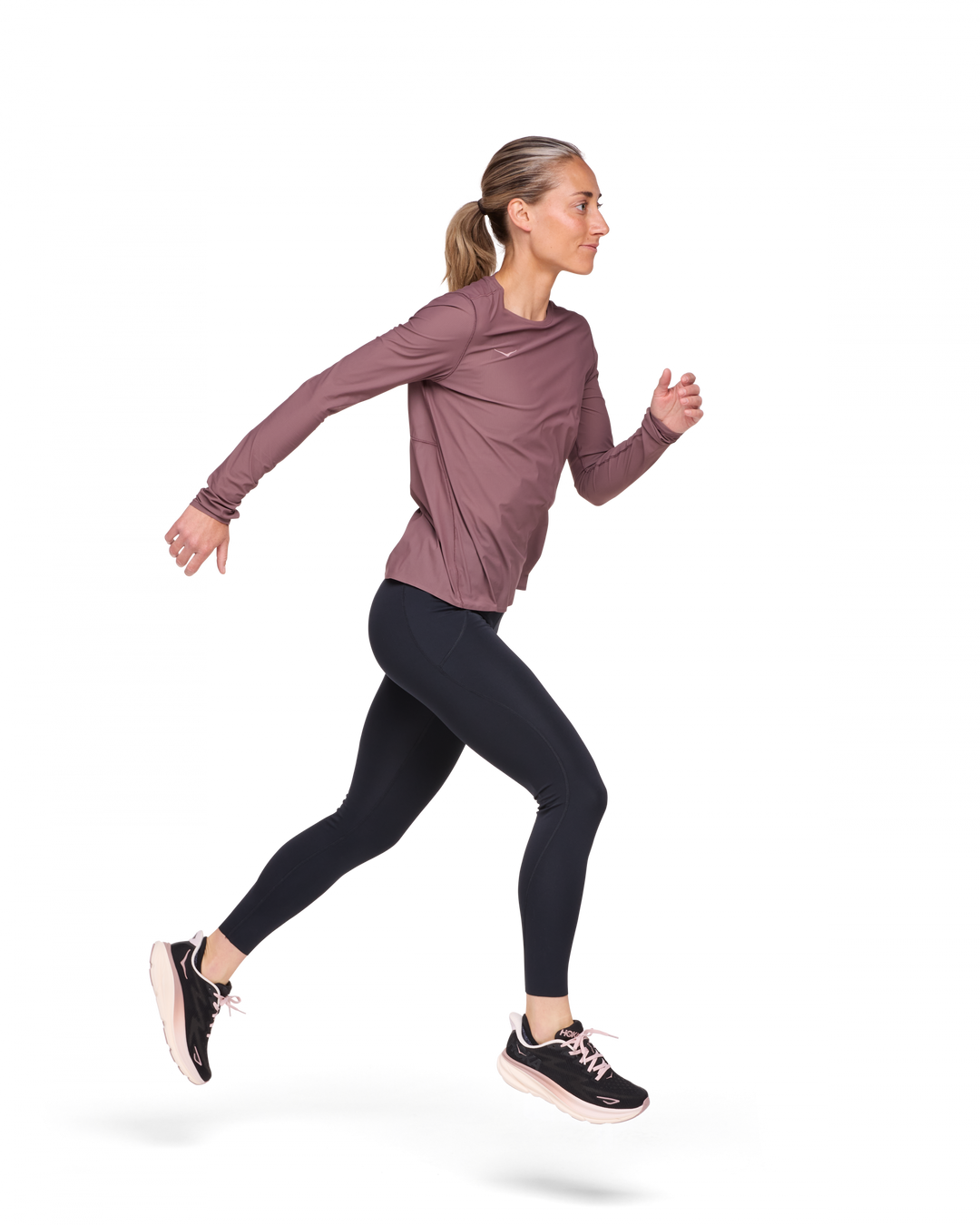 Hoka W AIROLITE RUN LONG SLEEVE Smokey Quartz