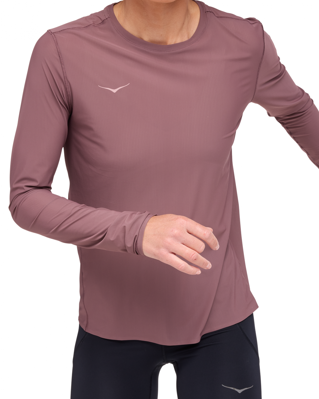 Hoka W AIROLITE RUN LONG SLEEVE Smokey Quartz