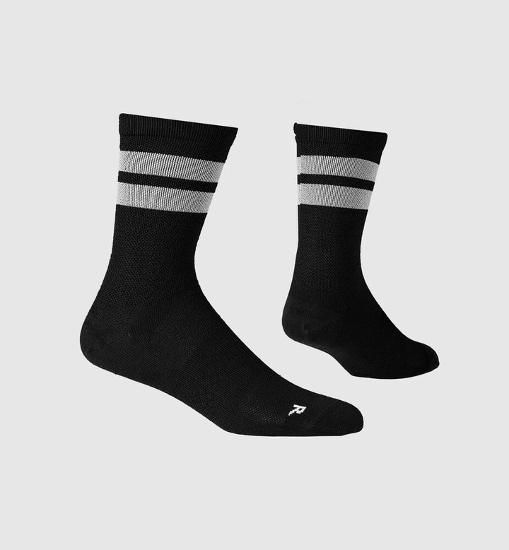 Saysky Reflective High Merino Socks Black