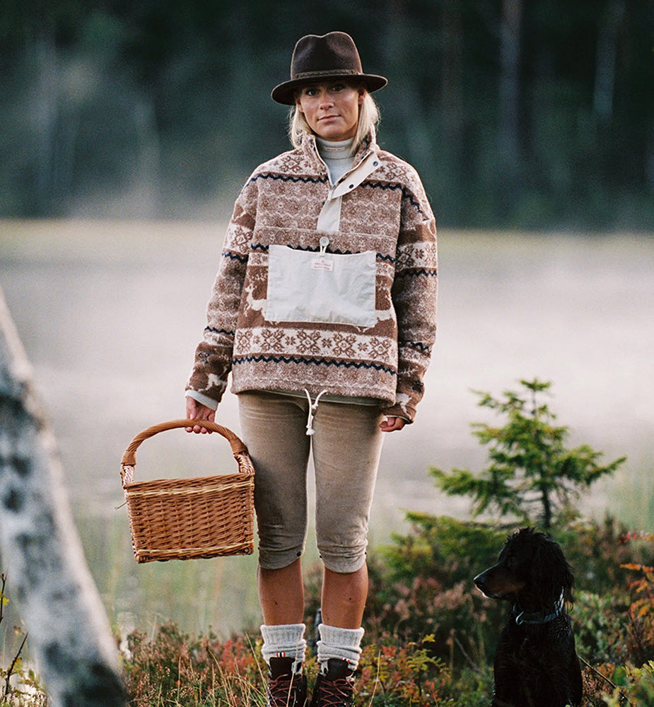 Amundsen Sports V-Bond Tradition Fleece Womens Cowboy Pattern