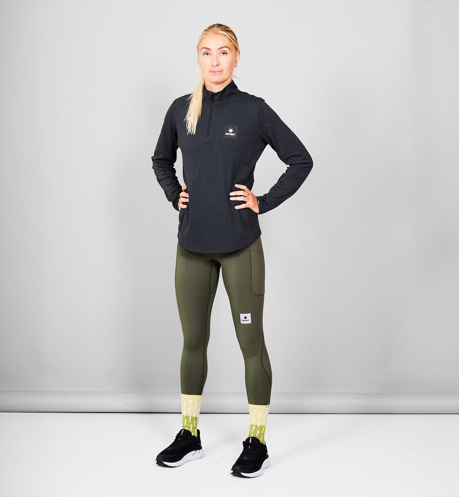 Saysky W Blaze Half Zip Light Fleece Black