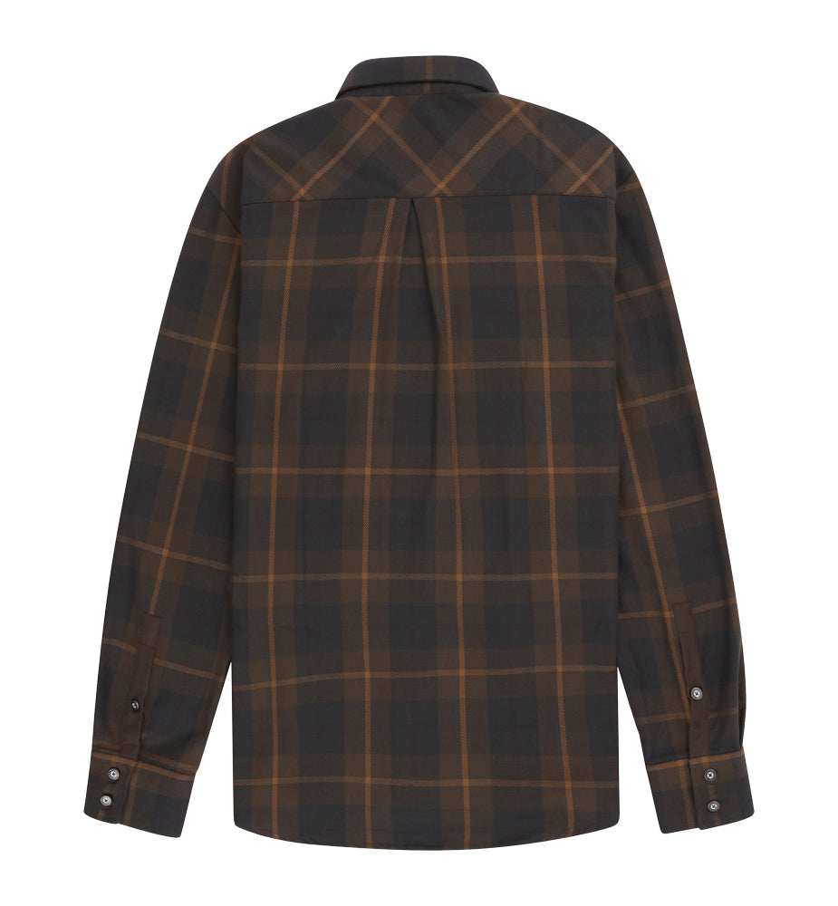 Amundsen Sports Skauen Field Shirt Mens Hunter Brown Checks