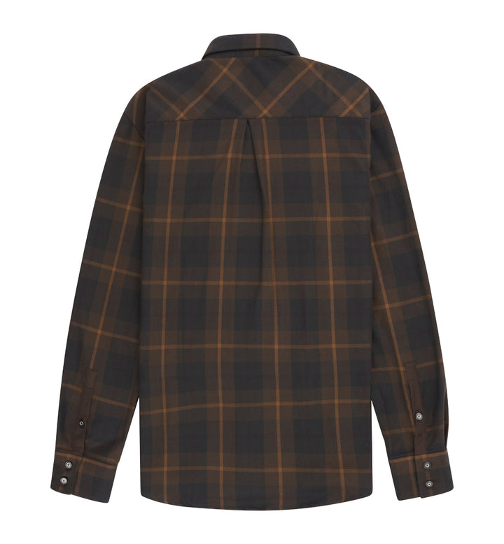 Amundsen Sports Skauen Field Shirt Mens Hunter Brown Checks