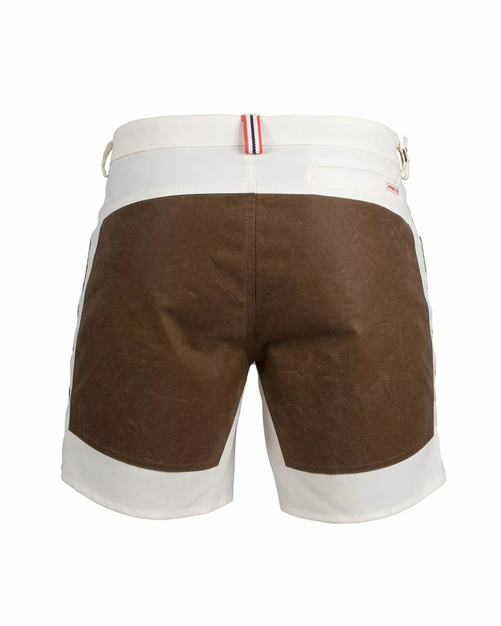 Amundsen Sports 7Incher Field Shorts Mens Offwhite/Tan