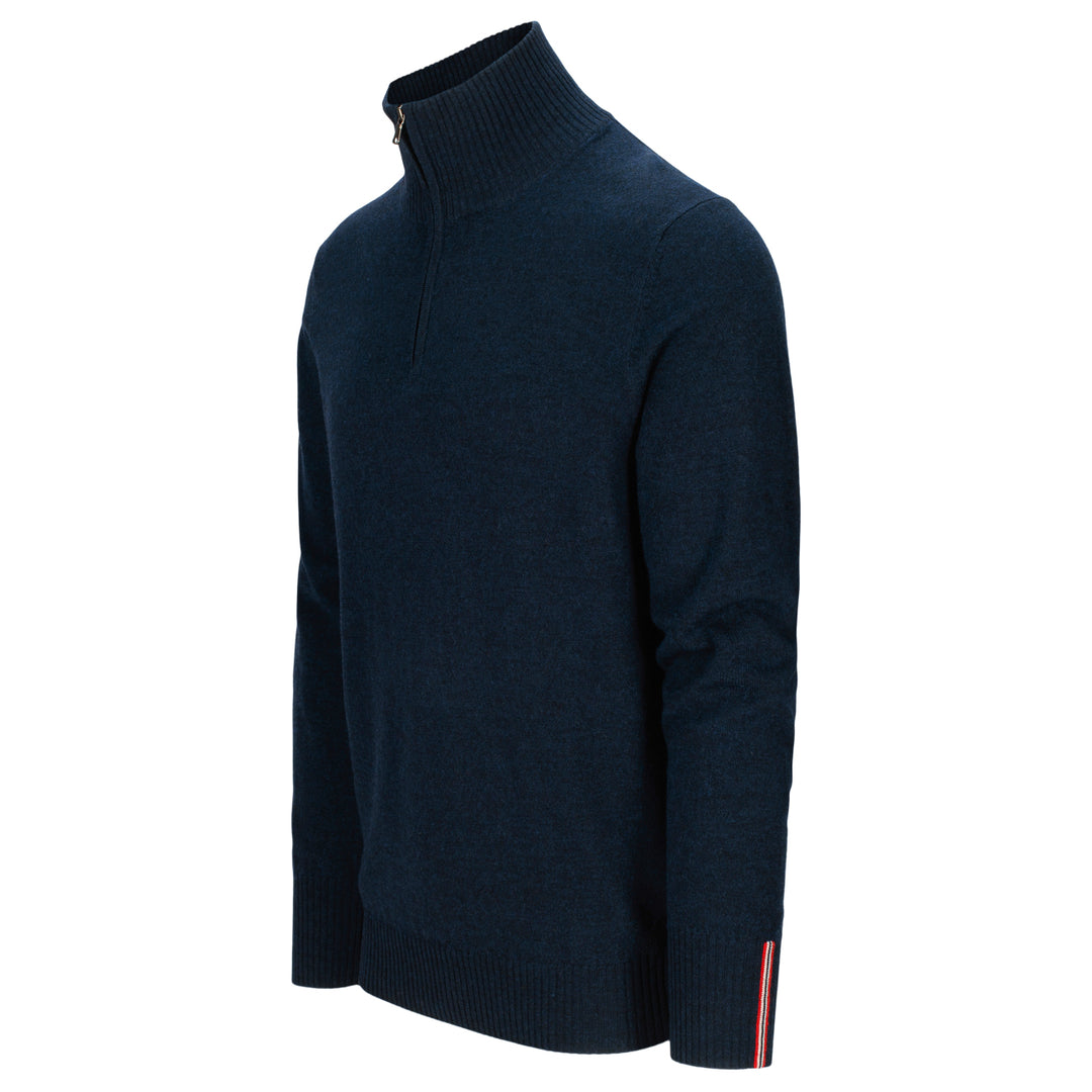 Amundsen Sports Peak Half Zip Mens Faded Navy