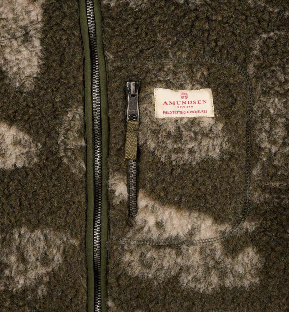 Amundsen Sports Huntsman Fleece Mens Olive/Pattern