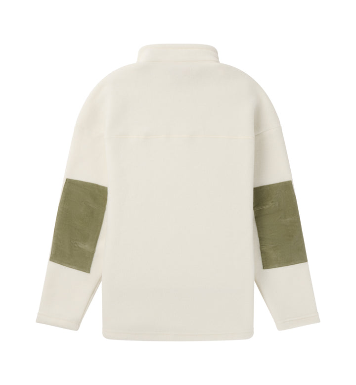Amundsen Sports V-Bond Cord Fleece Mens Natural/Olive Ash