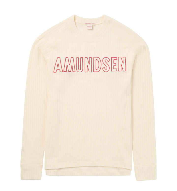 Amundsen Sports Hero's Hide Crew Neck Mens Natural/Logo