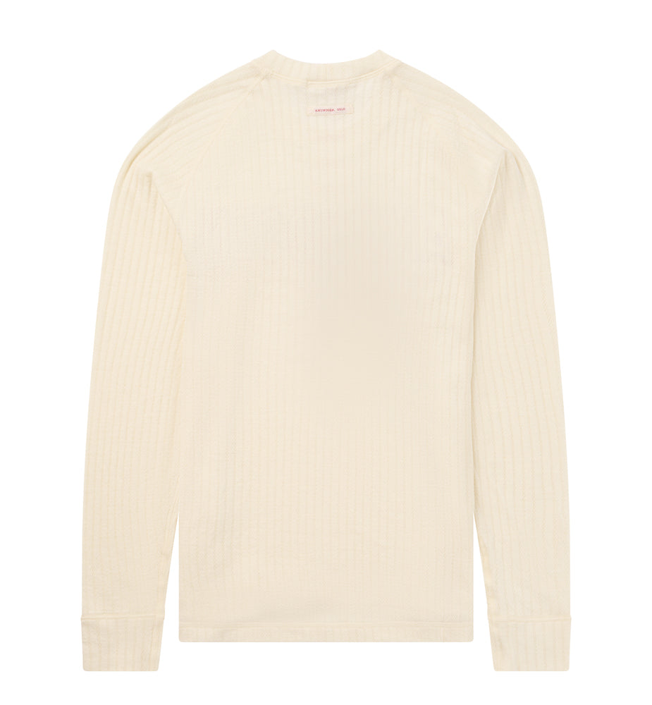 Amundsen Sports Hero's Hide Crew Neck Mens Natural/Logo