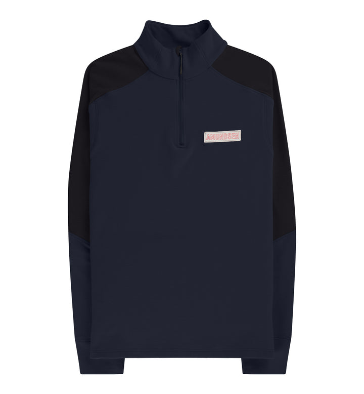 Amundsen Sports Mountain Airy Half Zip Mens Faded Navy