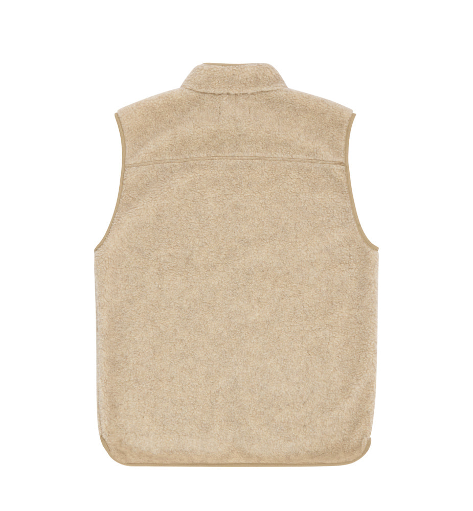 Amundsen Sports Heroes Wool Fleece Vest Mens  Natural