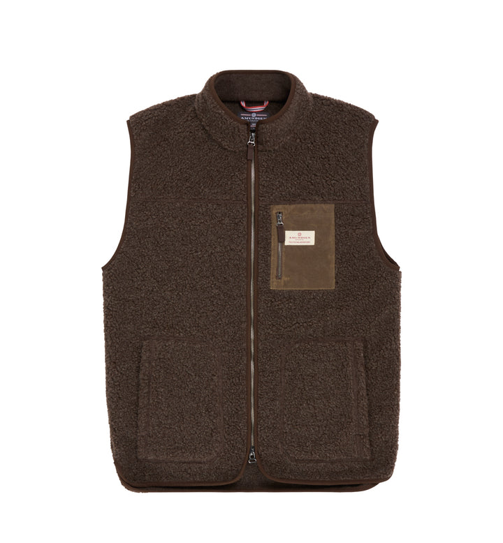 Amundsen Sports Heroes Wool Fleece Vest Mens  Cowboy
