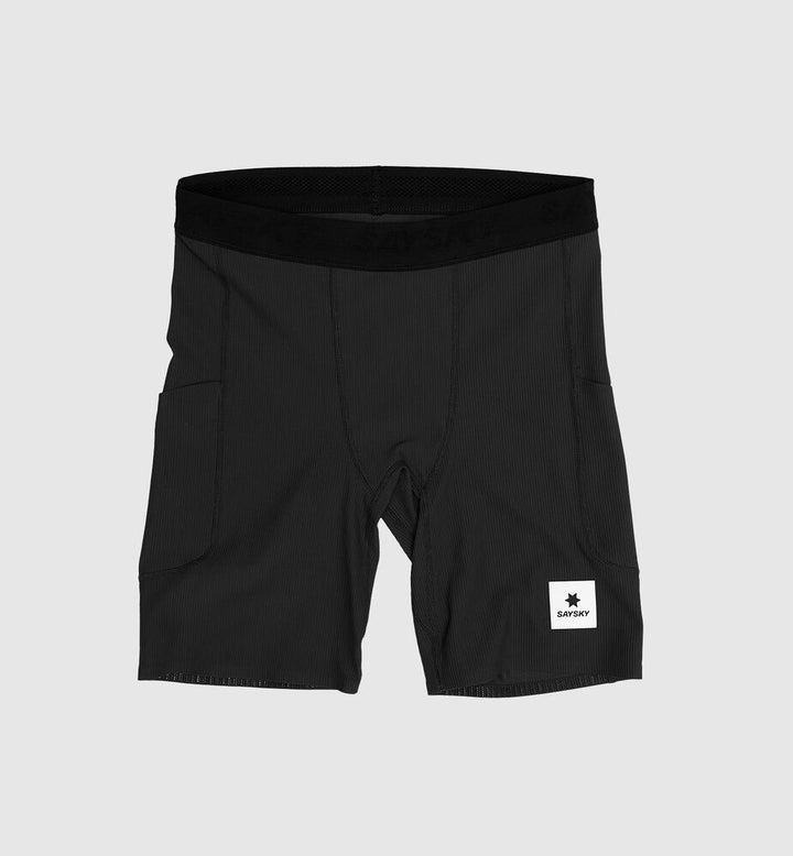 Saysky Combat+ Rib Short Tights 8" Black