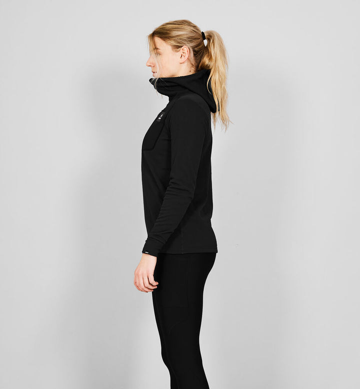 Saysky W Combat Half Zip Fleece Hoodie Black