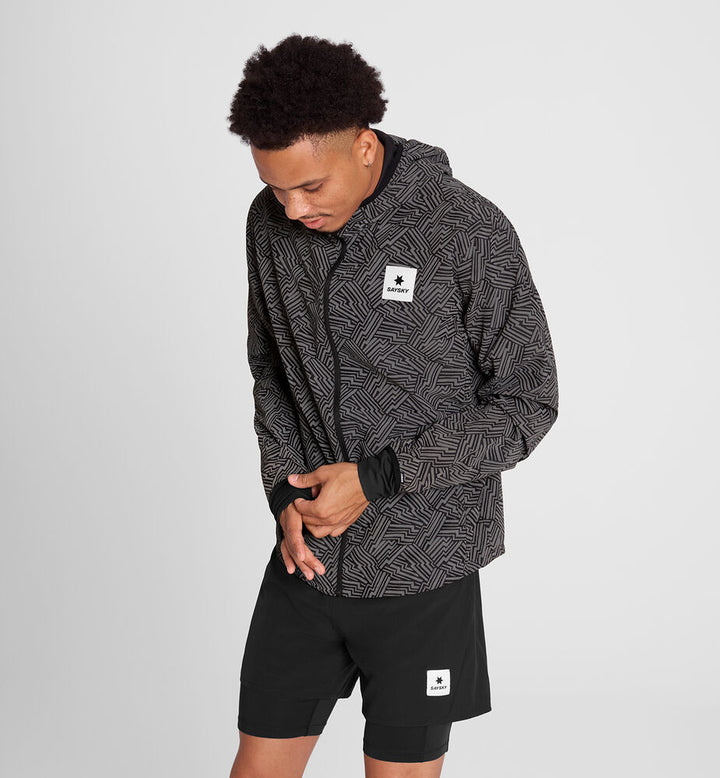 Saysky Reflective Blaze Jacket Black Aop