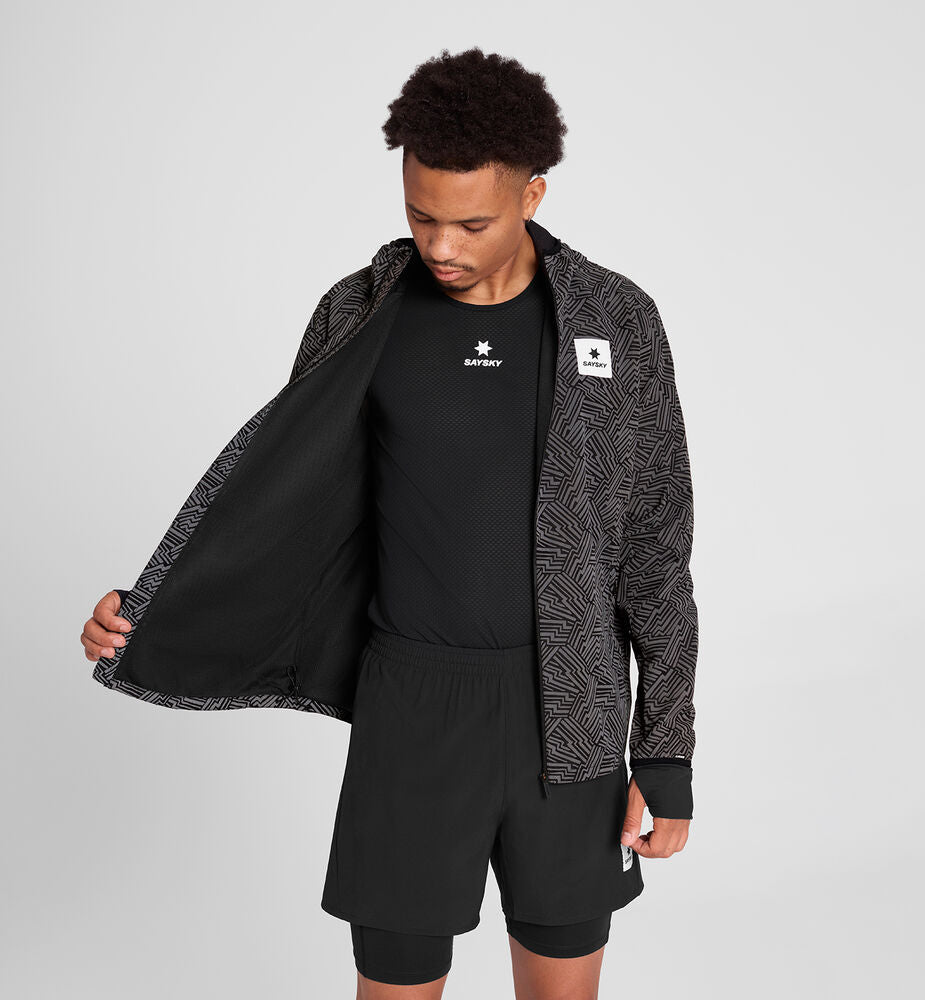 Saysky Reflective Blaze Jacket Black Aop