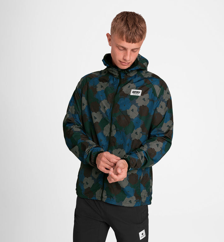 Saysky Flower Pace Jacket Blue Aop