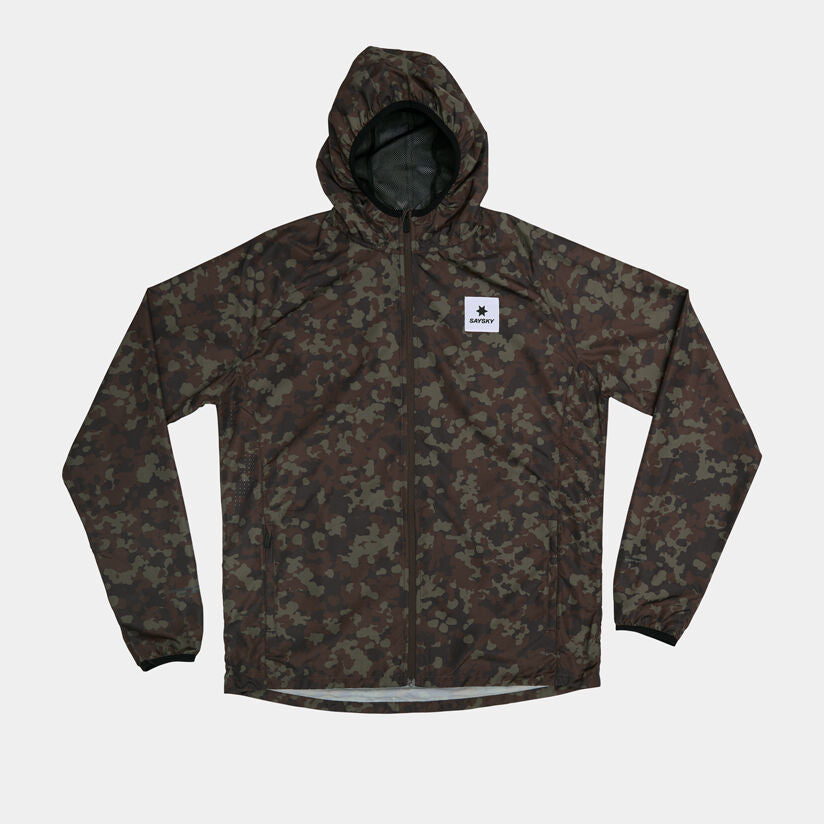 Saysky Camo Pace Jacket Brown Aop