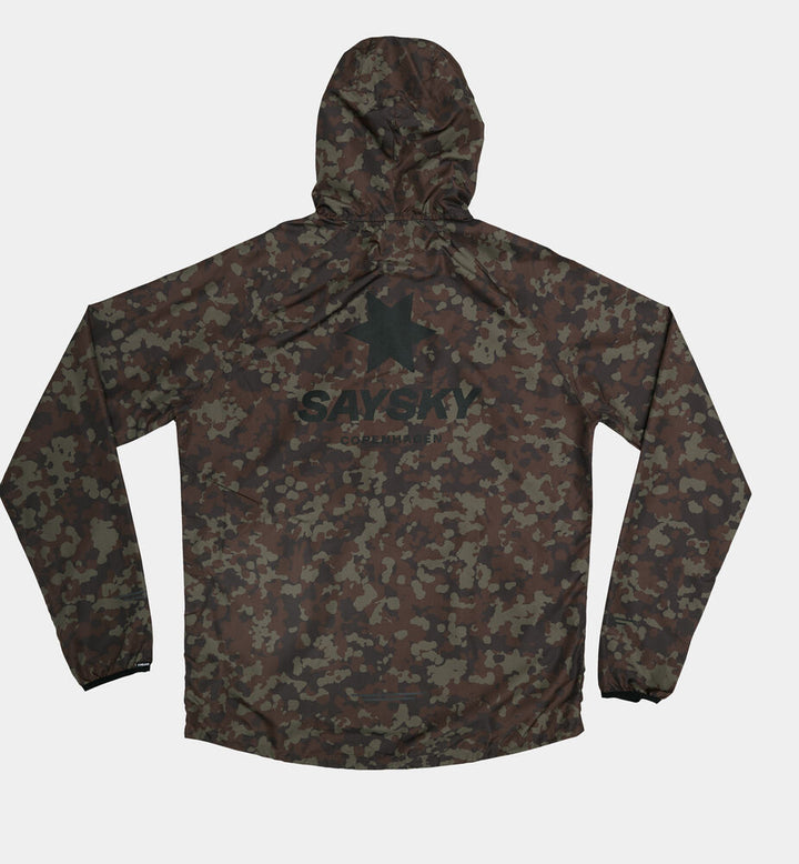 Saysky Camo Pace Jacket Brown Aop