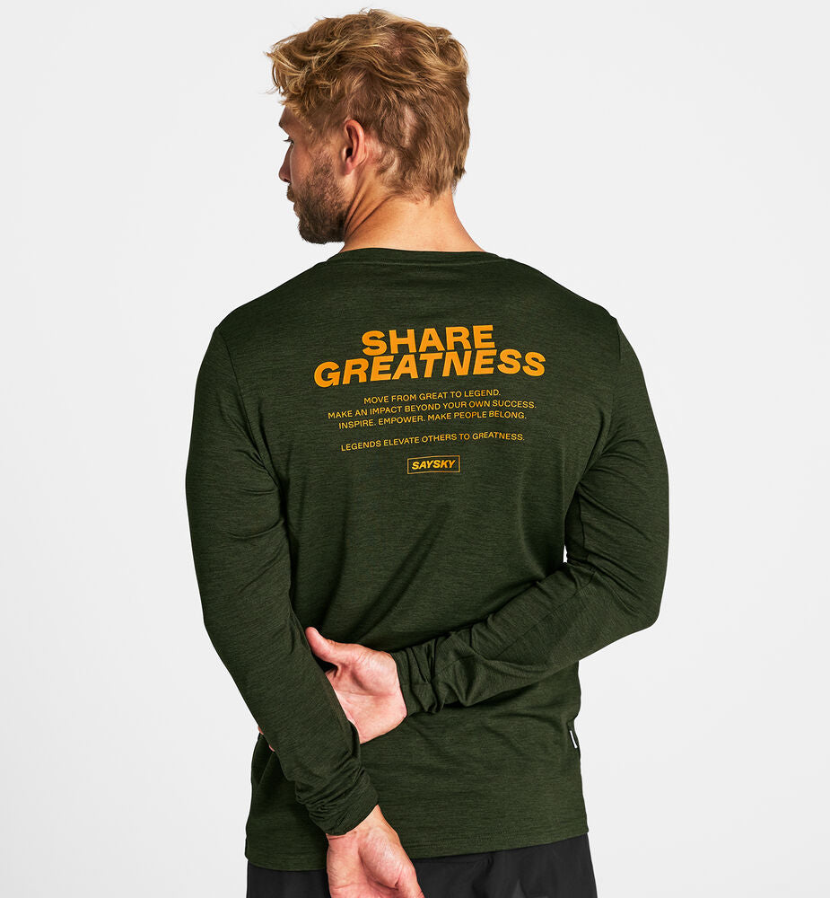 Saysky Statement Pace Long Sleeve Green
