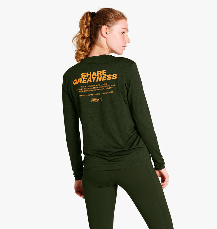 Saysky Statement Pace Long Sleeve Green