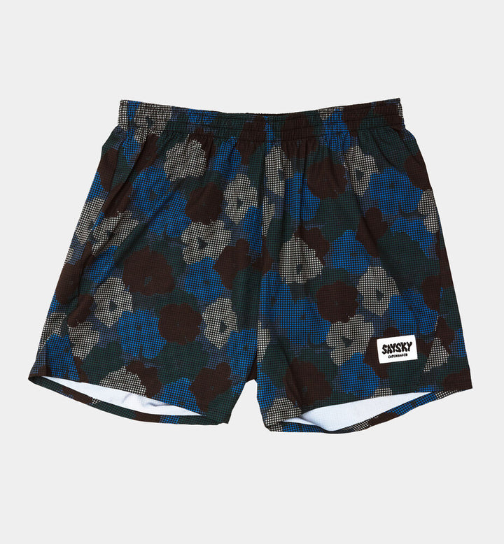 Saysky Flower Pace Shorts 5" Blue Aop