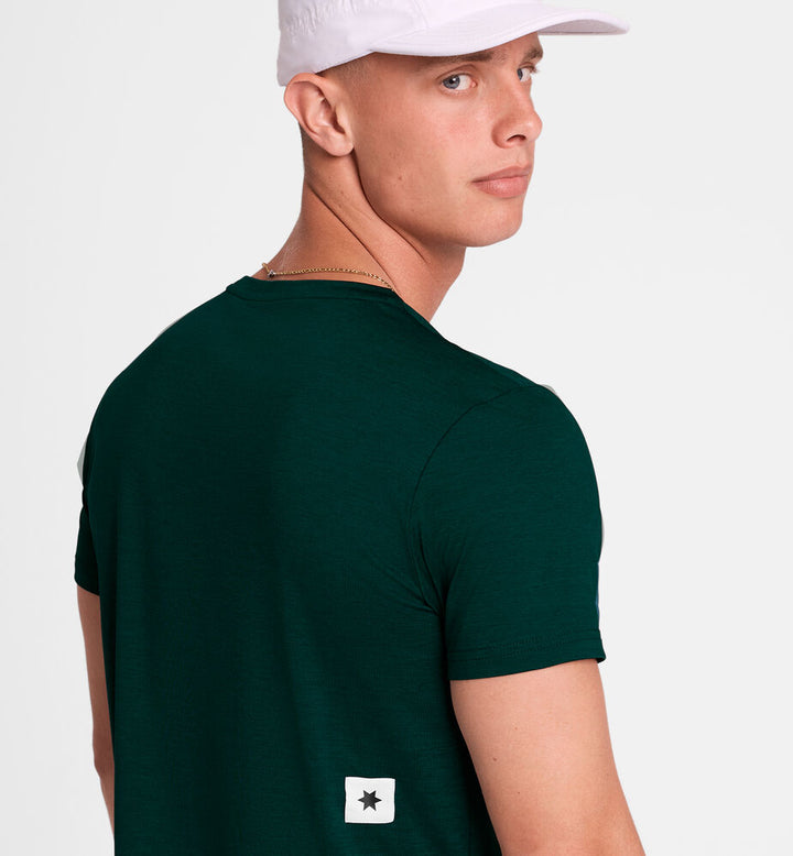 Saysky Logo Pace T-Shirt Green
