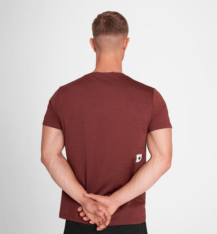 Saysky Logo Pace T-Shirt Red