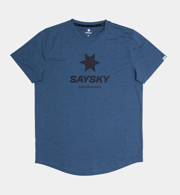 Saysky Logo Combat Pro T-shirt Blue
