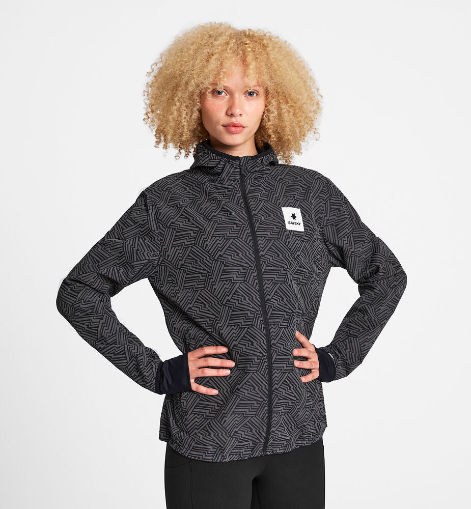 Saysky W Reflective Blaze Jacket Black Aop