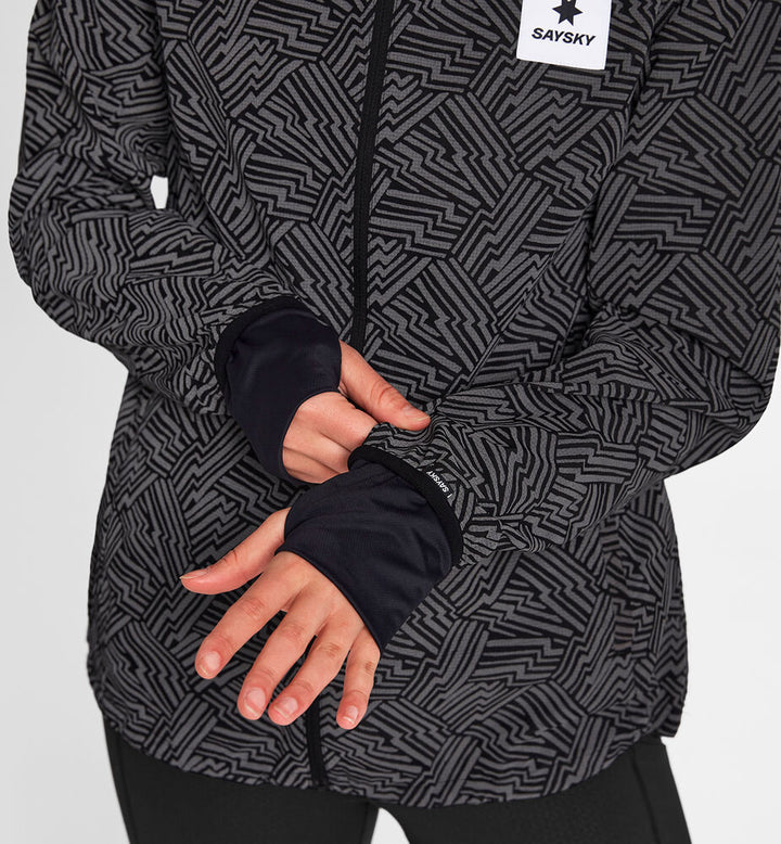 Saysky W Reflective Blaze Jacket Black Aop