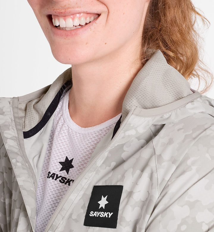 Saysky W Camo Pace Jacket Sand Aop