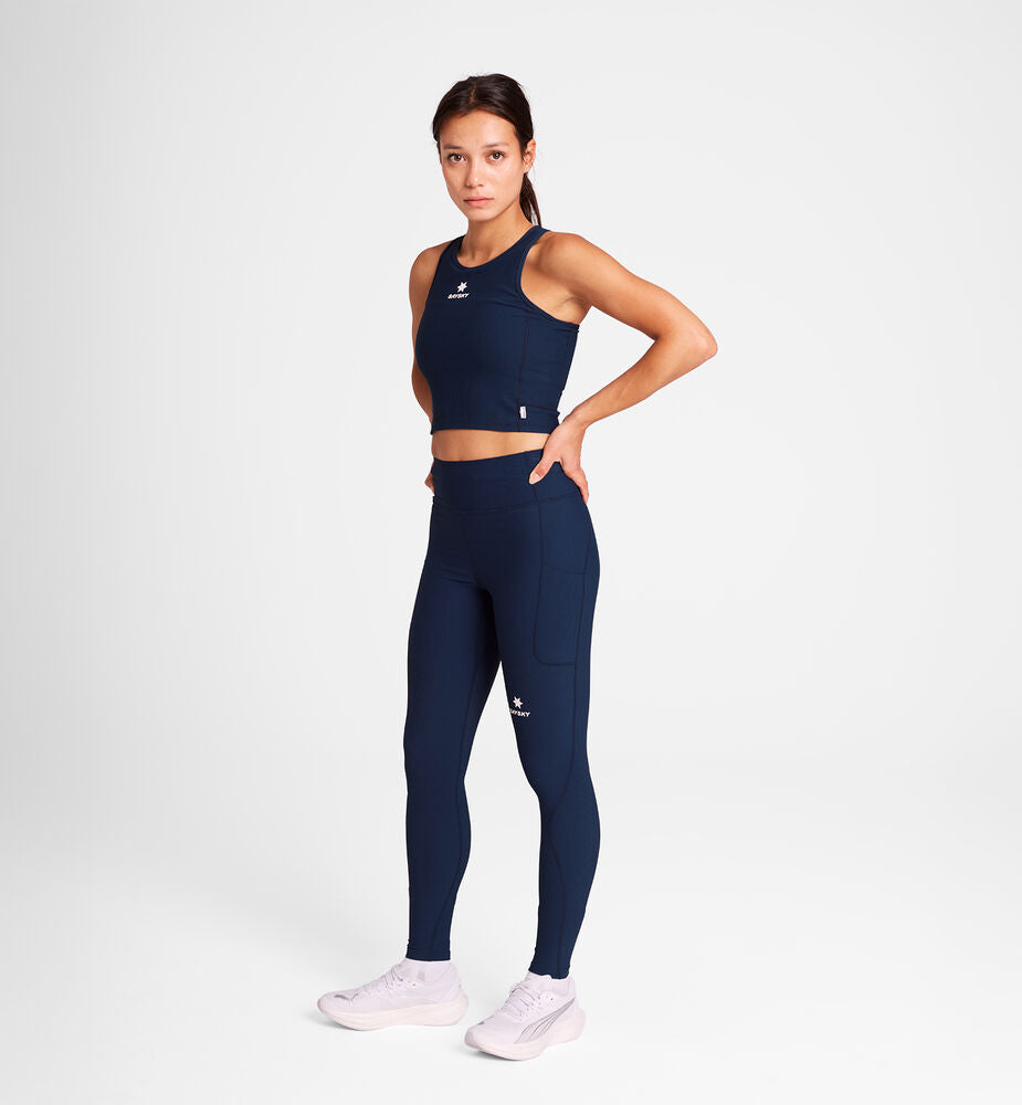 Saysky W Combat+ Rib Long Tights Blue