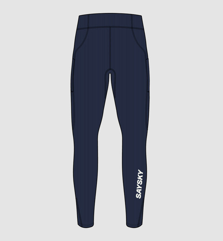 Saysky W Combat+ Rib Long Tights Blue