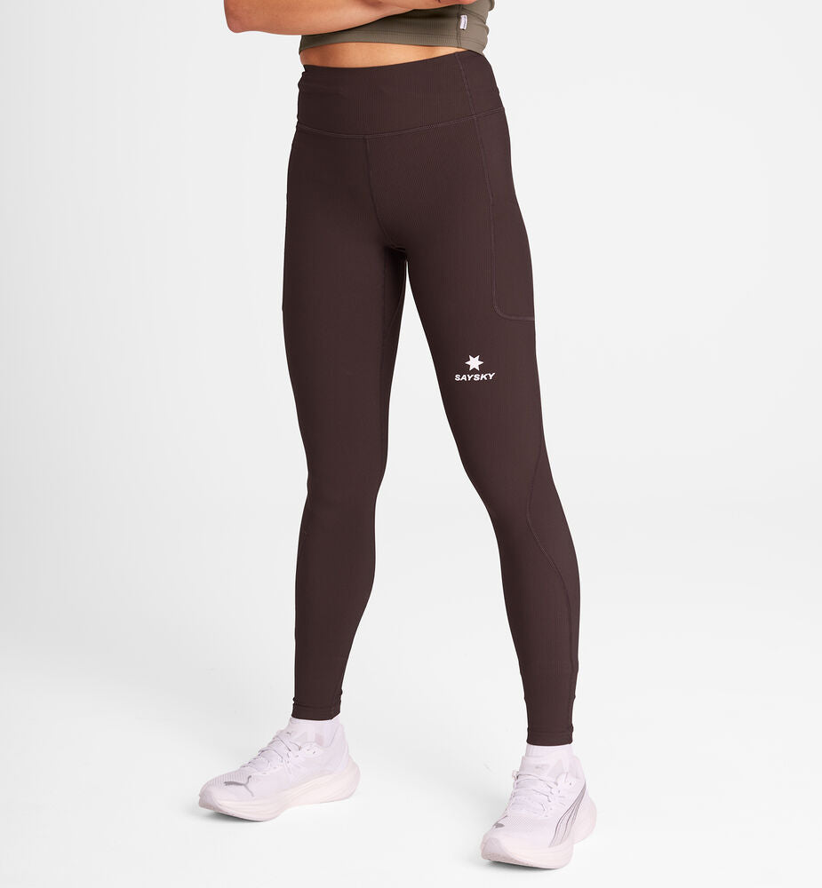 Saysky W Combat+ Rib Long Tights Coffee