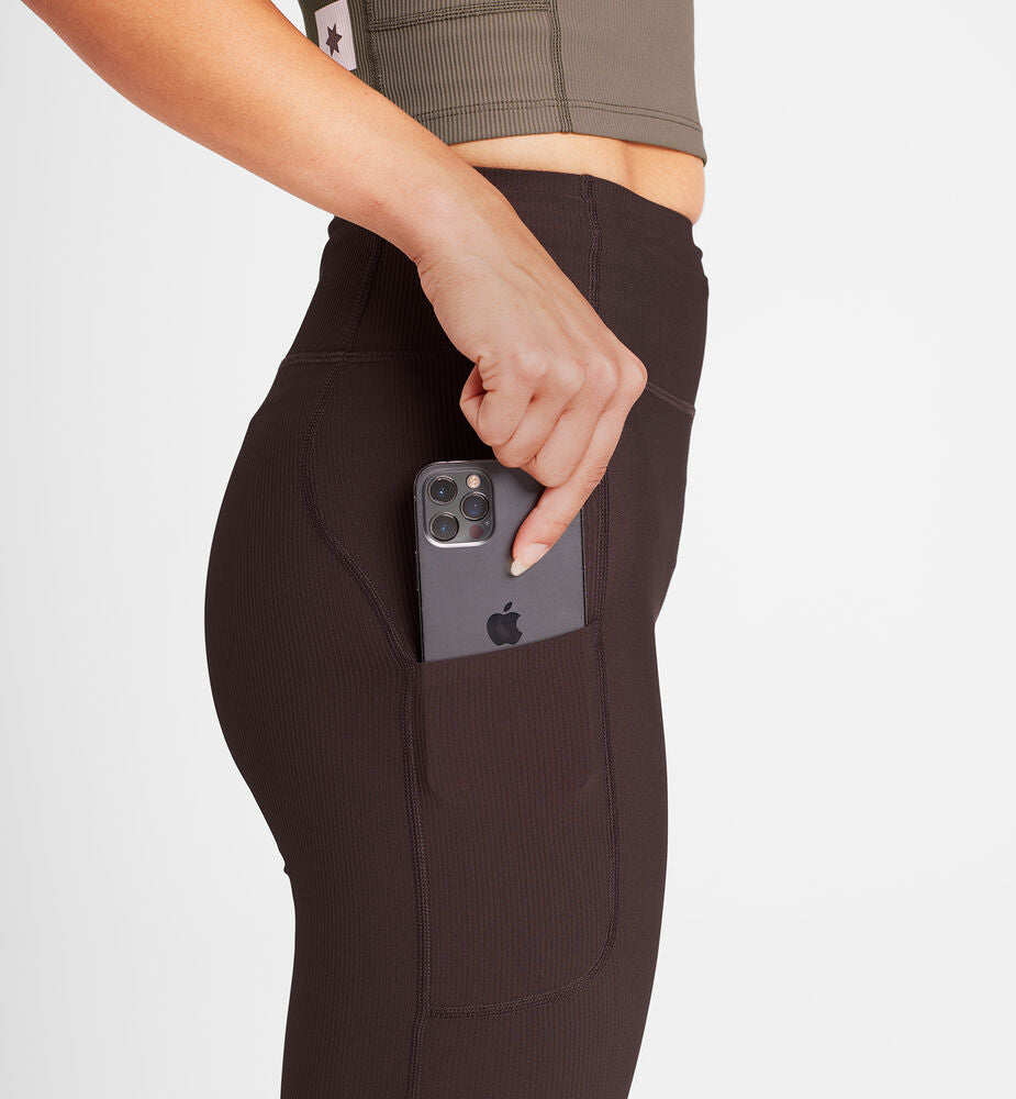 Saysky W Combat+ Rib Long Tights Coffee