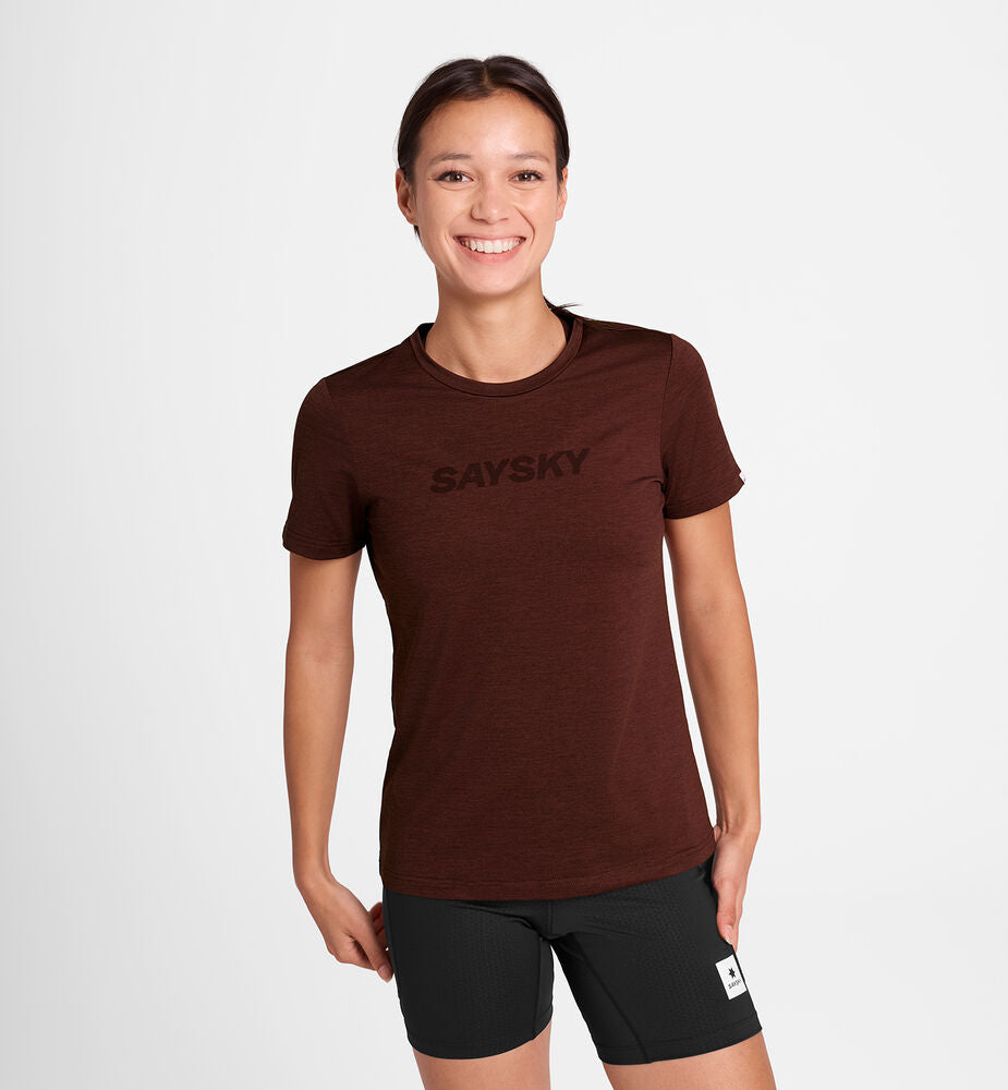 Saysky W Logo Pace T-Shirt Red