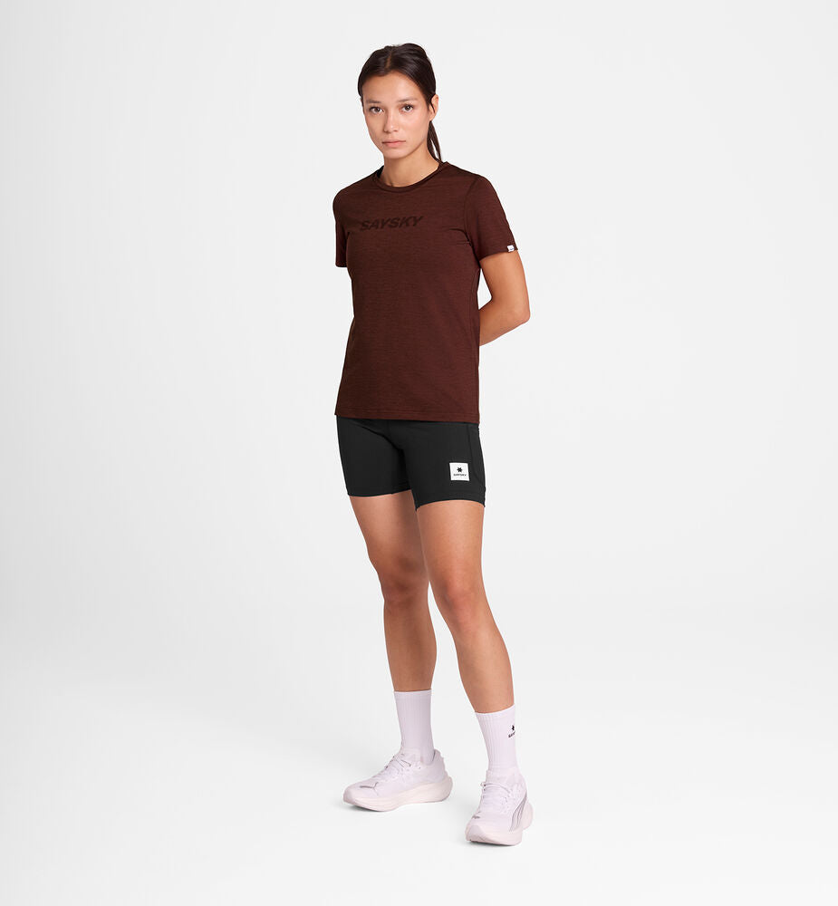 Saysky W Logo Pace T-Shirt Red