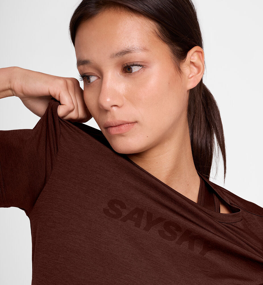 Saysky W Logo Pace T-Shirt Red