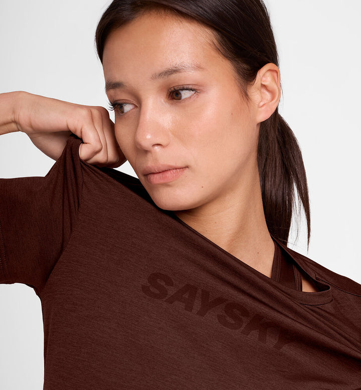 Saysky W Logo Pace T-Shirt Red